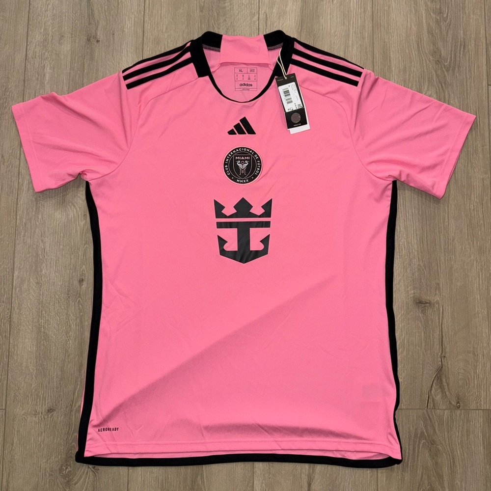 Adidas Miami Lionel Messi soccer jersey NWT XL MSRP $130